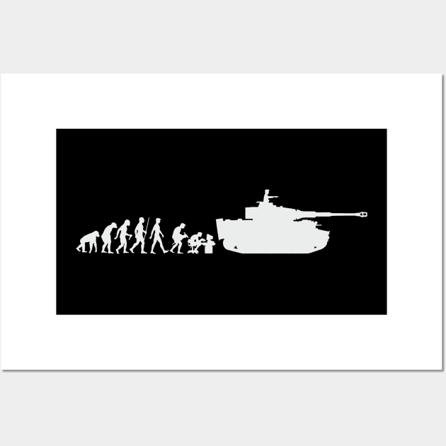Tank evolution Pz-VI Tiger Wall Art by FAawRay